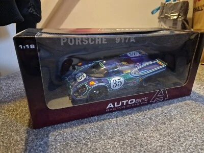 AUTOart 1/18 Porsche 917 K Int.Martini & Rosso Racing Team Watkins Glen 1970 Foto 1 de 4