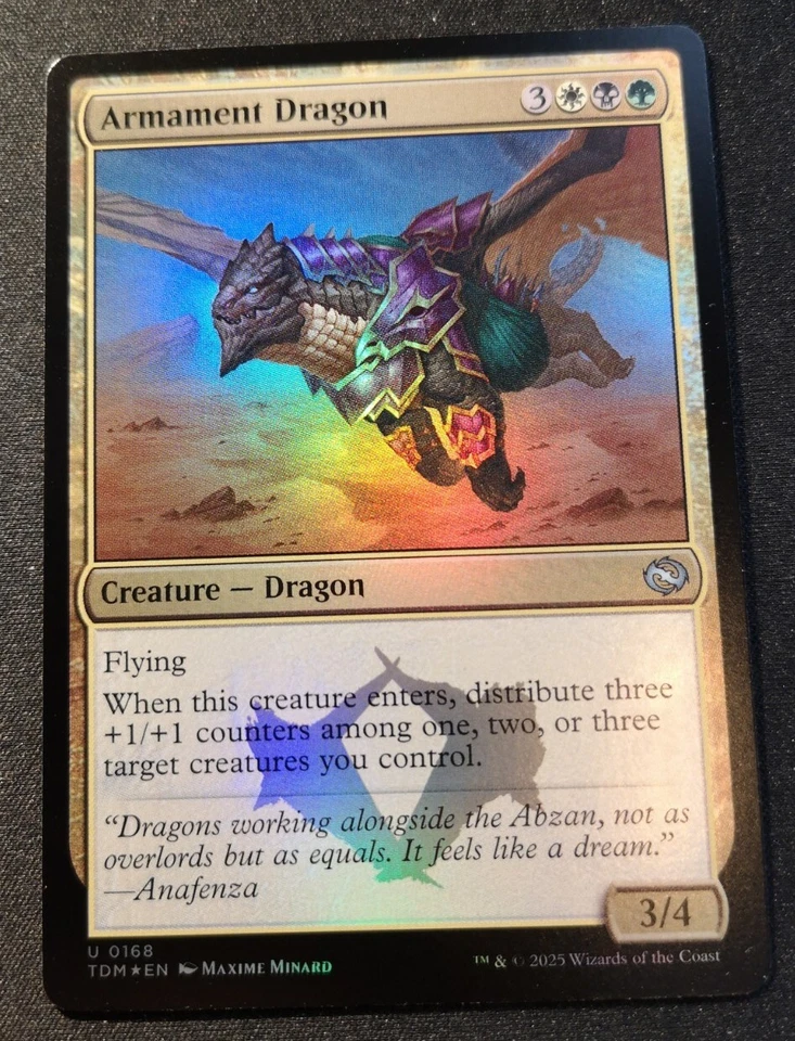 Armament Dragon - Foil - TDM - MTG - EN - NM - 0168 - Image 1 of 1