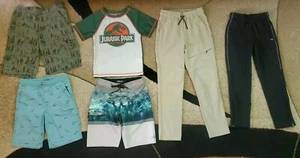Lot of 6 Boys Pants/Rashguard/Shorts O'Neill/Jurassic Park/DSG Size 8-12 y.o. - Picture 1 of 9