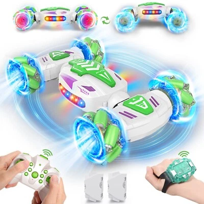 Gesture Sensing RC Stunt Car Remote Control Transformer Toys Car for Kids Gifts - Image 1 of 4