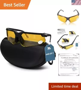 Anti-Fog UV400 Shooting Glasses with Case - Ultimate Protection for Outdoors - Picture 1 of 11