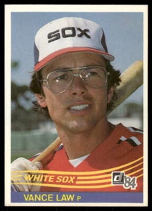 1984 Donruss #546 Vance Law - POOR Yellow - Picture 1 of 2