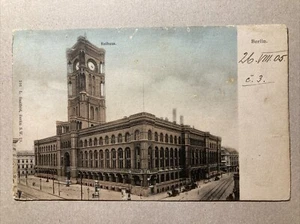 Berlin - Rathaus • 206 L. Saalfeld • Postkarte 1905 gelaufen - Bild 1 von 6