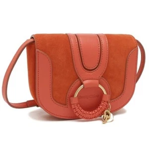 SALE See by Chloe Schultertasche HANA Mini Bag Metallteile Logo GIPSY ORANGE NEU - Bild 1 von 8