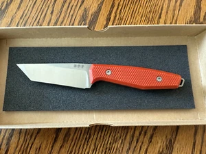 Boker Daily Knives AK1 American Tanto Fixed Knife Blade Orange G10 Handle - Picture 1 of 11