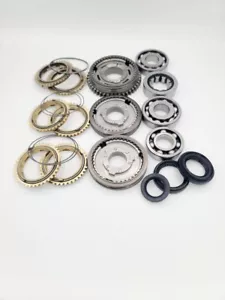 HONDA K SERIES 6SPD TRANSMISSION FULL REBUILD KIT K20 K24 RSX CARBON SYNCHROS - Picture 1 of 1