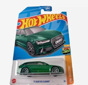 Hot Wheels '17 Audi RS 6 Avant Green 187/250 - Wagons - Picture 1 of 1