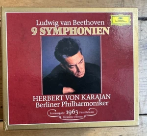 Beethoven: the Nine Symphonies Karajan 8 CD Box set - Picture 1 of 5