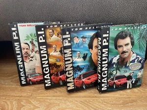 Magnum PI Complete Seasons 1-4 Seasons 1 2 3 & 4DVD Sets Free Shipping - Picture 1 of 8