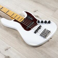 Fender American Ultra Jazz Bass V 5-String, Maple Fingerboard, Arctic Pearl for sale