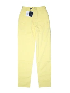 Oscar de la Renta Girls Size 16Y Sunbeam Yellow Cotton Pants MSRP: $135 - Picture 1 of 4