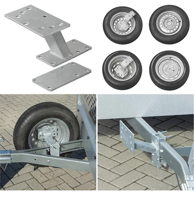 Reserveradhalter Anhänger Ersatzradhalterung Ersatzrad Halter Deichsel bis 15 ″ - Bild 1 von 4