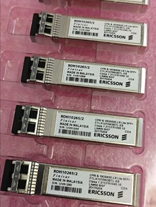 Lot of 4 Ericsson RDH10265/2 FTLX1370W3BTL-E8 10GBase-LR Lite SFP+ Transceiver - Picture 1 of 3