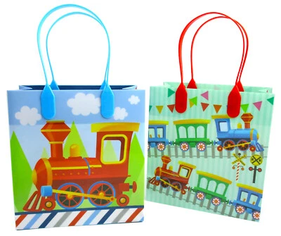 Bolsas de golosinas con temática de tren para fiestas, paquete de 12 Foto 1 de 4