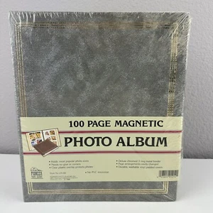 VTG Pioneer Magnetic Photo Album LM-100 10"X11.5"-100 Pages GREY NOS Pictures - Picture 1 of 7