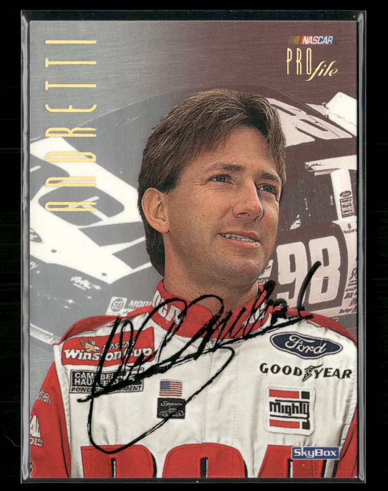 John Andretti 1997 Fleer Skybox Profile Auto - Image 1 of 2