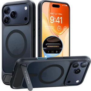 TORRAS Strong Magnetic & Seamless Stand for iPhone 17 Pro Case MagSafe Black - Picture 1 of 1