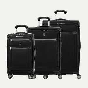 Travelpro Platinum Elite Equipaje de Mano/Mediano/Grande Conjunto Vintage Gris SET - Imagen 1 de 6