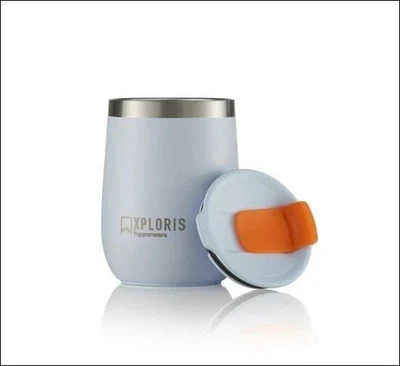 Tupperware Xploris Thermal Insulated Tumbler 8oz River Lt Blue NEW - Image 1 of 2