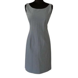 Prada Gray Tank Sheath Dress Made In Italy EU 46 Sleeveless - Picture 1 of 9