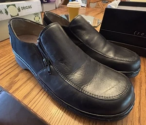 Eileen Zapato Mujer 11 Relatividad Negro Zapato Cuero Superior Nuevo - Imagen 1 de 8
