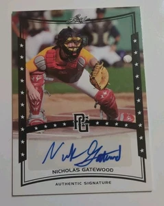 Leaf Perfect Game Showcase 2014 - Autógrafo de Nicholas Gatewood - #A-NG1 NEGRO - Imagen 1 de 2