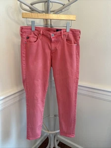Adriano Goldschmied AG Damen 30R Pink Coral The Stilt Cigarette Jeans - Bild 1 von 17