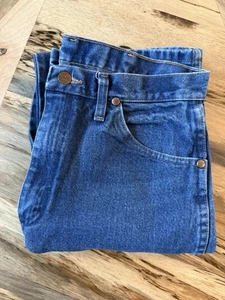 Vintage 70s Men’s Wrangler Jeans 31x34 (actually 30x33) 13MWZPW - Picture 1 of 7