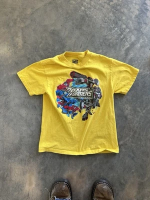 Camiseta Gráfica Vintage Y2K Transformers Gigantes Show Animado Juventude M - Imagem 1 de 4