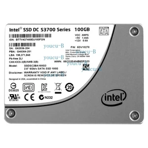 Intel DC S3700 Series 100GB SSD SATA 6Gb/s Solid State Drive SSDSC2BA100G3P - Picture 1 of 1
