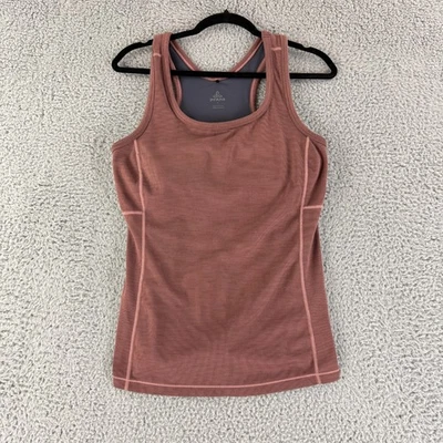 Camiseta sin mangas Prana Becksa para mujer grande marrón sin mangas pulóver elástico yoga gimnasio Foto 1 de 4