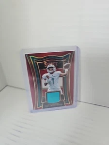 2020 Select Tua Tagovailoa Red Prizm Rookie Patch RC #RS-TTA Dolphins - Picture 1 of 2