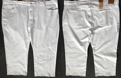 NWT POLO RALPH LAUREN Hampton Relaxed Straight White Jeans - Men 60B x 30 - Image 1 of 4