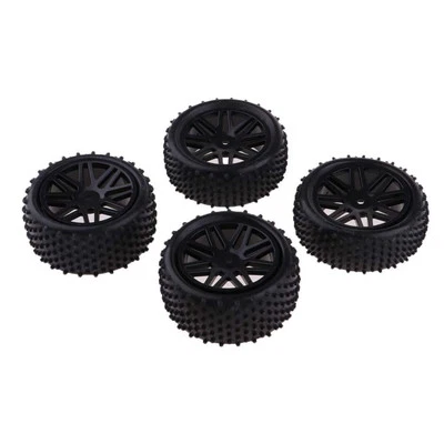 4Pc 1/10 Wheel Tires 12mm Hex for HSP Redcat  HPI   AXIAL Parts - Image 1 of 4