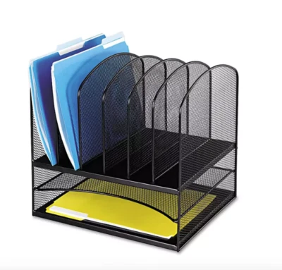 Estante combinado Safco Mesh dos y seis, negro *ENVÍO GRATUITO* Foto 1 de 2