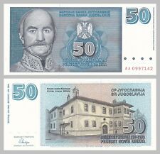 Jugoslavia/Jugoslavia 50 Novih Dinara 1996 p151 non circolato