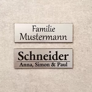 Door sign bell sign name plate engraving name self-adhesive mailbox sign - Picture 1 of 15