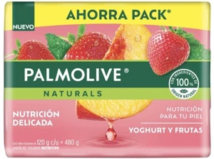 8 JABONES PALMOLIVE FRUTAS Y YOGHURT (120g) - 8 PALMOLIVE SOAPS - Made in ๐ฒ๐ฝ - Picture 1 of 1