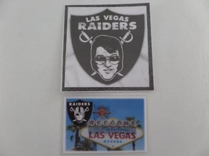 LAS VEGAS RAIDERS, ELVIS STYLE (The King), Sticker & Welcome to LV Kühlschrankmagnet - Bild 1 von 3