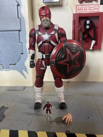 Marvel Legends 6" figure Red Guardian from 2 pack MCU Excellent Condition Cover