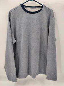 St Johns Bay superweiches Sweatshirt für Herren Large blau meliert neu mit Etikett - Bild 1 von 9