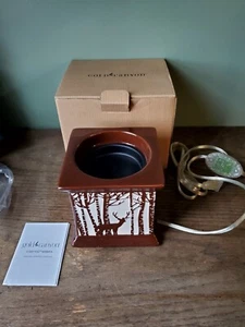 NEW Gold Canyon Scent Pod Warmer Timer Woodland Deer Forest Trees Model #83179 - Picture 1 of 8