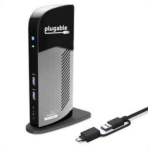 Station Dual Monitor für USB C oder USB 3.0 kompatibel mit Windows und Mac Dual H - Bild 1 von 8
