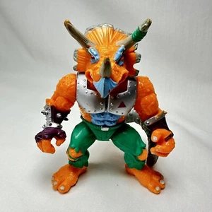 TNMT 1990 Triceraton - Teenage Mutant Ninja Turtles Figure TAIL DAMAGED/LOOSE - Picture 1 of 6