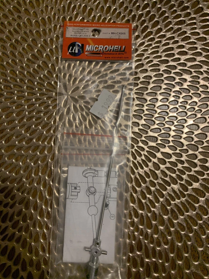 Microheli Innershaft w/ Aluminum Main Rotor Hub MH-CX065 New - Image 1 of 1
