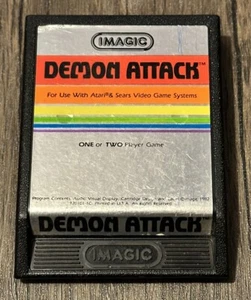 Atari 2600 Demon Attack Imagic Label 1982 gereinigt!! Getestet!! - Bild 1 von 3