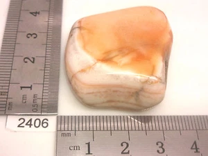 Agate Bahia 23,9g pierre roulee mineraux lithotherapie reiki collection déco - Picture 1 of 2