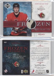 2006-07 Upper Deck Artifacts Frozen Red /35 Jason Spezza #FA-SP Patch