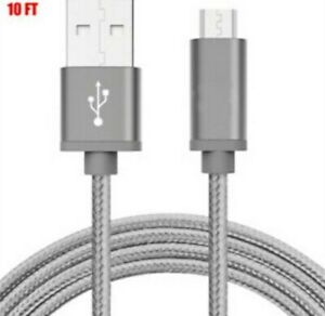 DURACELL RECHARGEABLE SYNC AND CHARGE CABLEUSB-10FT GRAY Model LE 2135