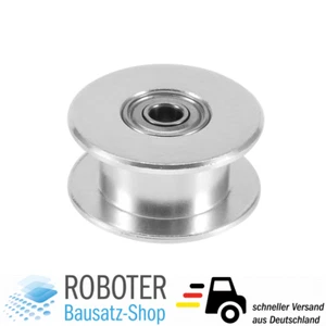GT2 Zahnriemen Flachriemenscheibe Zahnlos 3mm Bohrung 6mm Zahnriemen 3D-Drucker - Bild 1 von 2